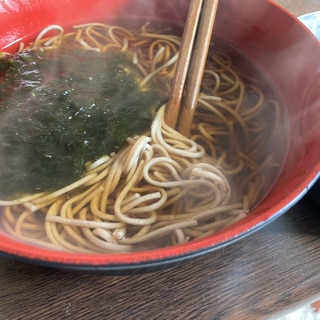 海苔の佃煮そば